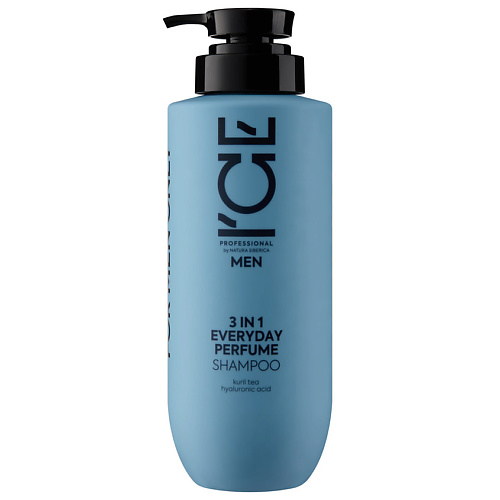 Шампунь для волос ICE BY NATURA SIBERICA ICE by NATURA SIBERICA Мужской парфюмированный шампунь 3 в 1 Men Everyday Perfume Shampoo