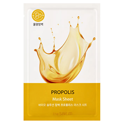 Маска для лица THE SAEM Тканевая маска для лица Bio Solution Barrier Propolis