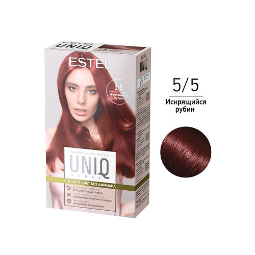 

ESTEL PROFESSIONAL ESTEL Краска-блеск для волос без аммиака UNIQ SENSE 165, ESTEL Краска-блеск для волос без аммиака UNIQ SENSE