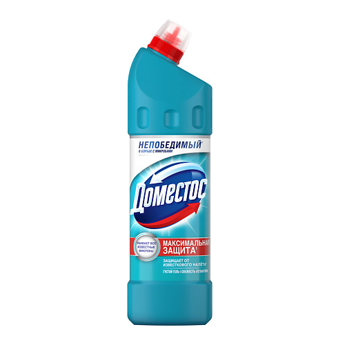 Гель для уборки DOMESTOS Свежесть Атлантики, универсальное cредство Свежесть Атлантики