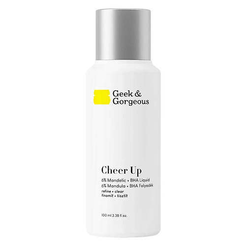 Пилинг для лица GEEK&GORGEOUS Кислотный пилинг для лица Cheer Up 6 Mandelic + BHA Liquid