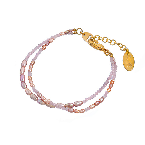 

LANZEROTTI Браслет Iris, двойной, с жемчугом и кристаллами, Браслет Iris, двойной, с жемчугом и кристаллами