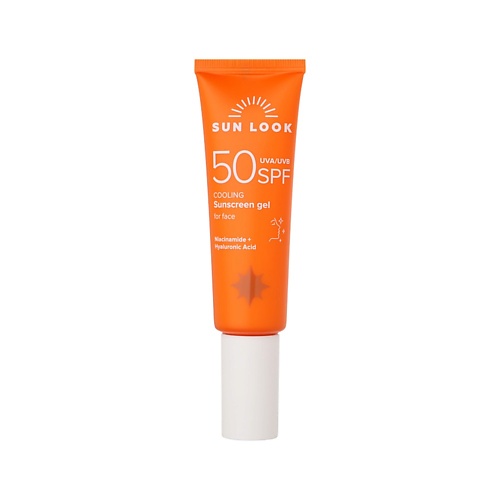 Гель для лица SUN LOOK Гель для лица 3 в 1 солнцезащитный
