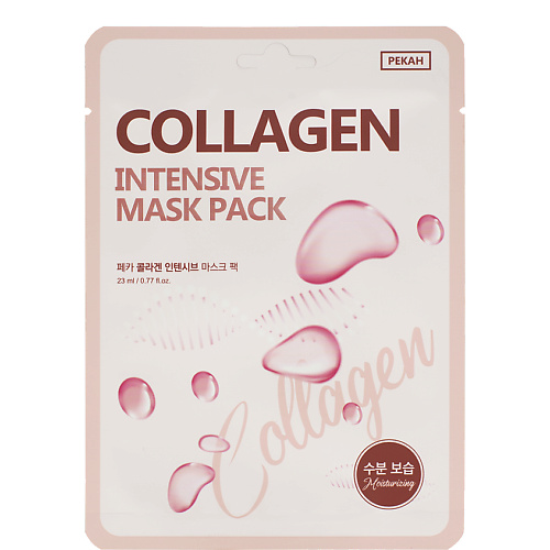 Маска для лица PEKAH Тканевая маска с Коллагеном Collagen Intensive Mask Pack