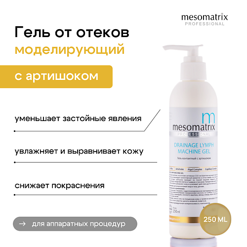 Гель для лица MESOMATRIX Гель проводник моделирующий для лица и тела DRAINAGE LYMPH