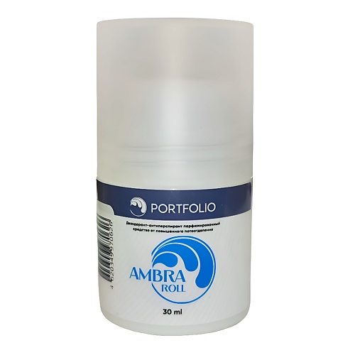

PORTFOLIO Парфюмированный дезодорант-антиперспирант роликовый AMBRA roll 30, Парфюмированный дезодорант-антиперспирант роликовый AMBRA roll