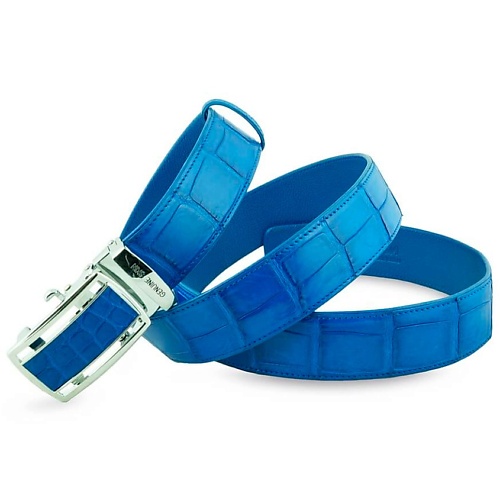 Ремень EXOTIC LEATHER GENUINE PREMIUM ACCESSORIES Стильный ремень из натуральной кожи с брюха крокодила