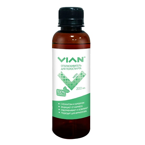 

VIAN Ополаскиватель для рта VIAN "МЯТА" с ксилитом 200, Ополаскиватель для рта VIAN "МЯТА" с ксилитом