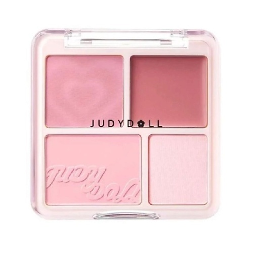 Румяна JUDYDOLL Палетка для макияжа лица 2 in 1 Blush Highlight Palette