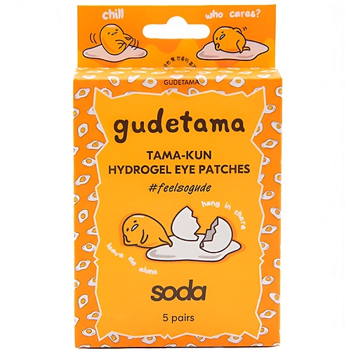 Патчи для лица SODA Набор патчей Tama-Kun Hydrogel Eye Patches #feelsogude