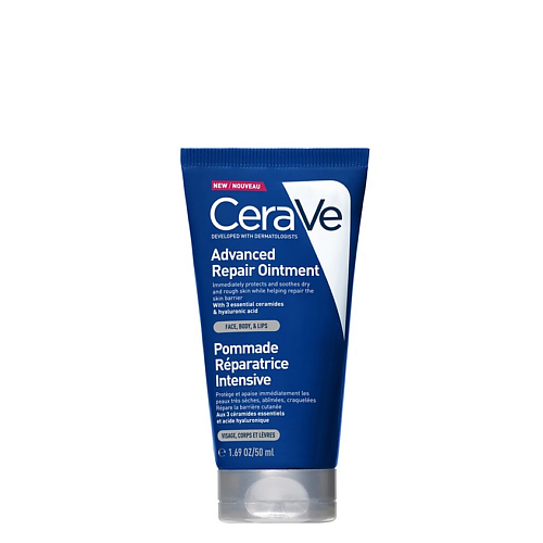 Бальзам для лица CERAVE Восстанавливающий бальзам для сухой кожи CeraVe Advanced Repair Ointment
