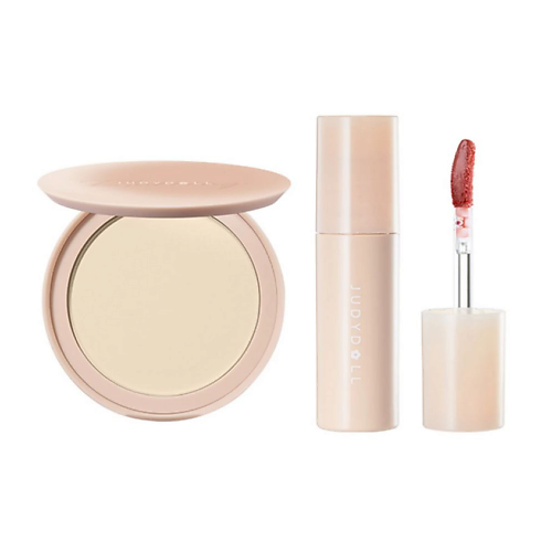 Набор средств для лица JUDYDOLL Набор Judydoll: Пудра Oil-Control Matte Pressed Powder + Блеск для губ Lip Gloss