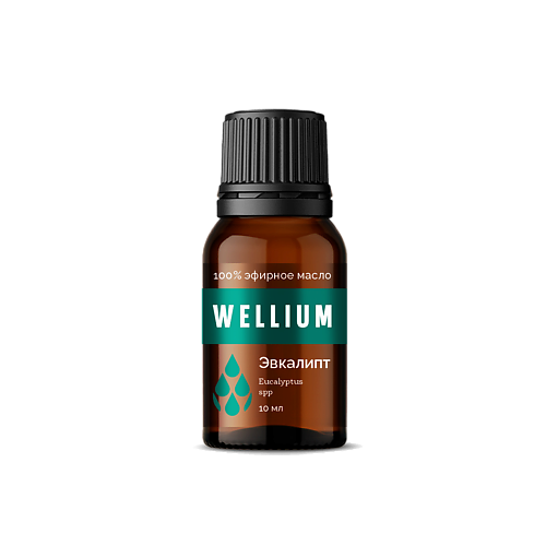 

WELLIUM Эфирное масло Эвкалипт премиум-класса 10, Эфирное масло Эвкалипт премиум-класса