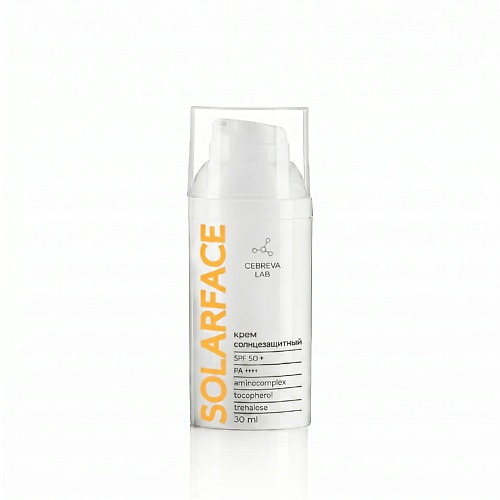 Солнцезащитный крем для лица и тела CEBREVA LAB Крем солнцезащитный SOLARFACE SPF 50+