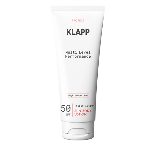 Солнцезащитный лосьон для тела KLAPP COSMETICS Солнцезащитный лосьон для тела SPF 50 Sun Body Lotion