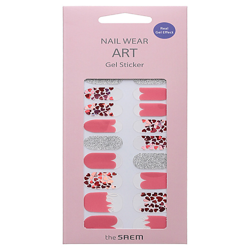 

THE SAEM Наклейки для ногтей Nail Wear Art Gel Sticker, Наклейки для ногтей Nail Wear Art Gel Sticker