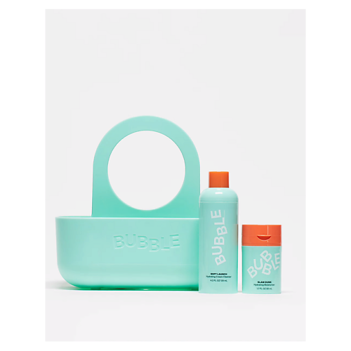 Набор средств для лица BUBBLE SKINCARE Набор для ухода за кожей Shower Caddy Kit Aqua Dry Skin