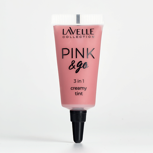 Тинт для лица LAVELLE COLLECTION Кремовый тинт для щек, губ и глаз PINK & GO 3in1