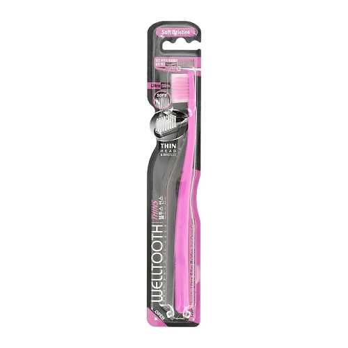 

WELLTOOTH Щетка зубная (мягкая) pink, Щетка зубная (мягкая) pink
