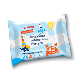 Влажная туалетная бумага LAIMA