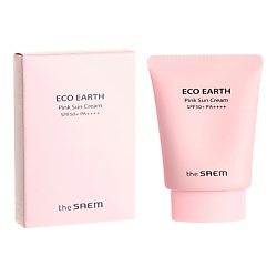 Крем солнцезащитный для лица и тела Eco Earth Pink Sun Cream