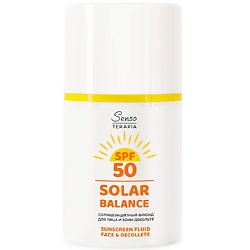 Флюид для лица и зоны декольте солнцезащитный Solar Balance