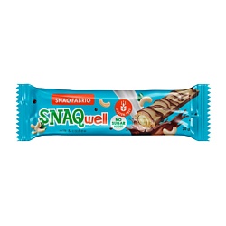 Вафли "SNAQ WELL" с молочно-ореховой начинкой