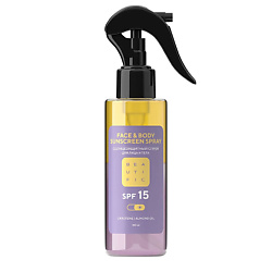 Солнцезащитный спрей для лица и тела с SPF 15 Face & Body Sunscreen Spray