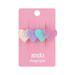 Заколка для волос PEARL HEART #sugargem