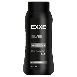 ГЕЛЬ ДЛЯ ДУША "MEN SILVER" 2 В 1 ЭКСТРАСВЕЖЕСТЬ