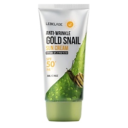 Солнцезащитный крем с муцином улитки и золотом (SPF 50+ PA+++)