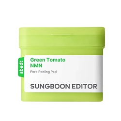 Отшелушивающие тонер-пэды для глубокого очищения и сужения пор Green Tomato