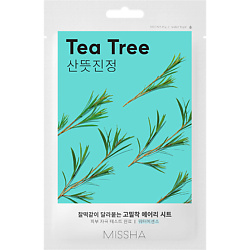 Маска тканевая Airy Fit успокаивающая с экстрактом чайного дерева для чувствительной кожи