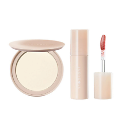 Набор Judydoll: Пудра Oil-Control Matte Pressed Powder + Блеск для губ Lip Gloss