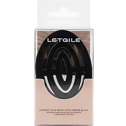Компактная расческа для волос с зеркалом Compact Hair Brush