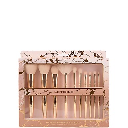 Набор кистей для макияжа Make Up Brushes Set Gold