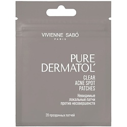 Невидимые локальные патчи против несовершенств Pure dermatol' Clear Acne Spot Patches