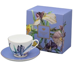 Чашка с блюдцем "L’Art des Fleurs. Аметистовое пламя"