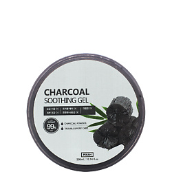 Универсальный гель для лица и тела с чёрным углём Charcoal Soothing Gel