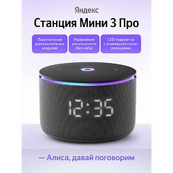 Умная колонка Станция Мини 3 Про YNDX-00059BLK