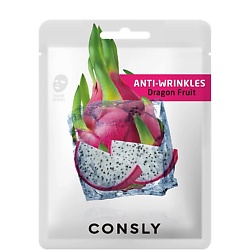 Маска тканевая антивозрастная с экстрактом драгонфрута Anti-Ageing Tissue Mask With Dragonfruit Extract