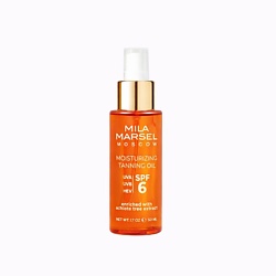 Увлажняющее масло для тела с эффектом загара SPF 6