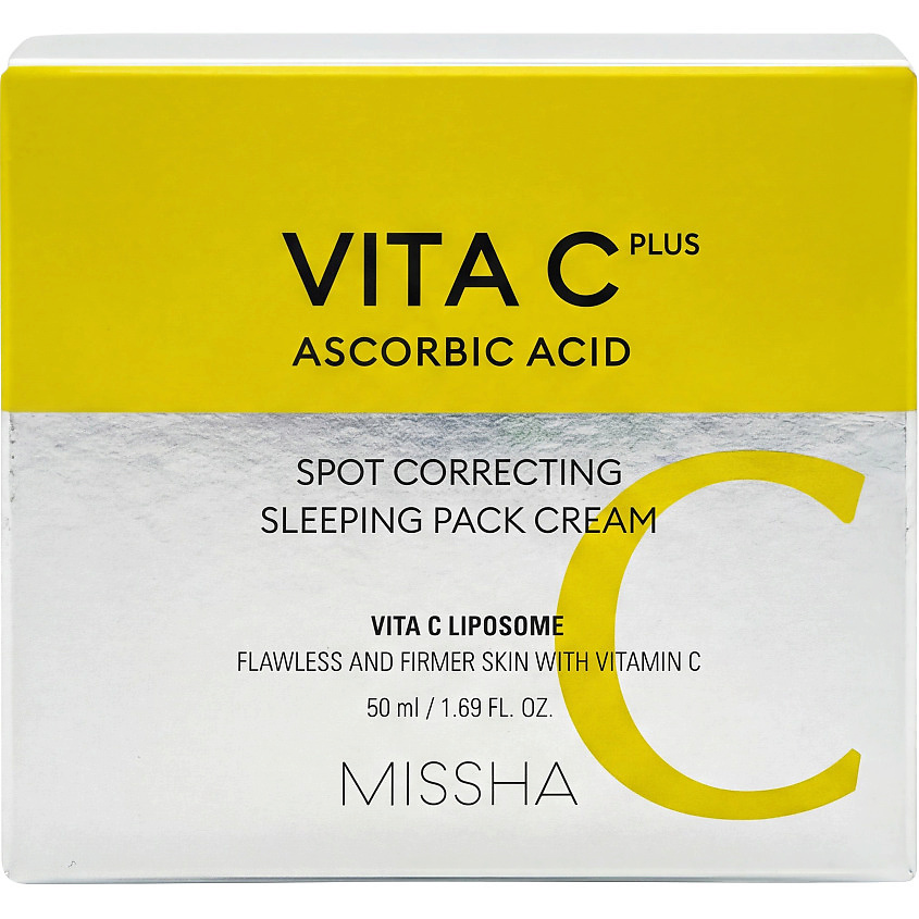 MISSHA Ночная крем-маска для лица с витамином C Vita C+ – фото 3