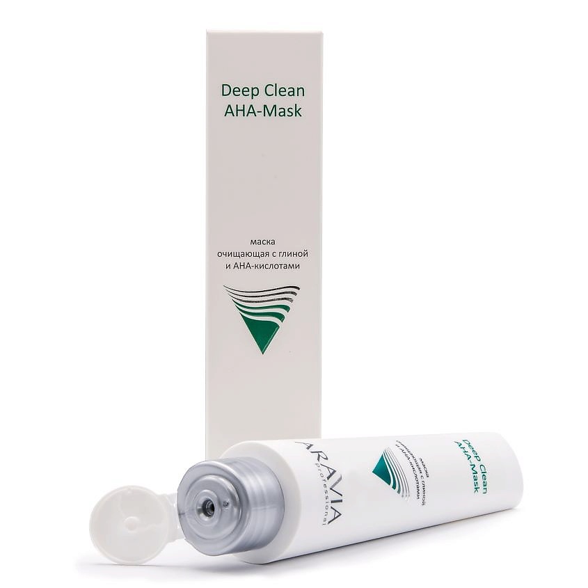 ARAVIA PROFESSIONAL Маска очищающая с глиной и AHA-кислотами для лица Deep Clean AHA-Mask – фото 4