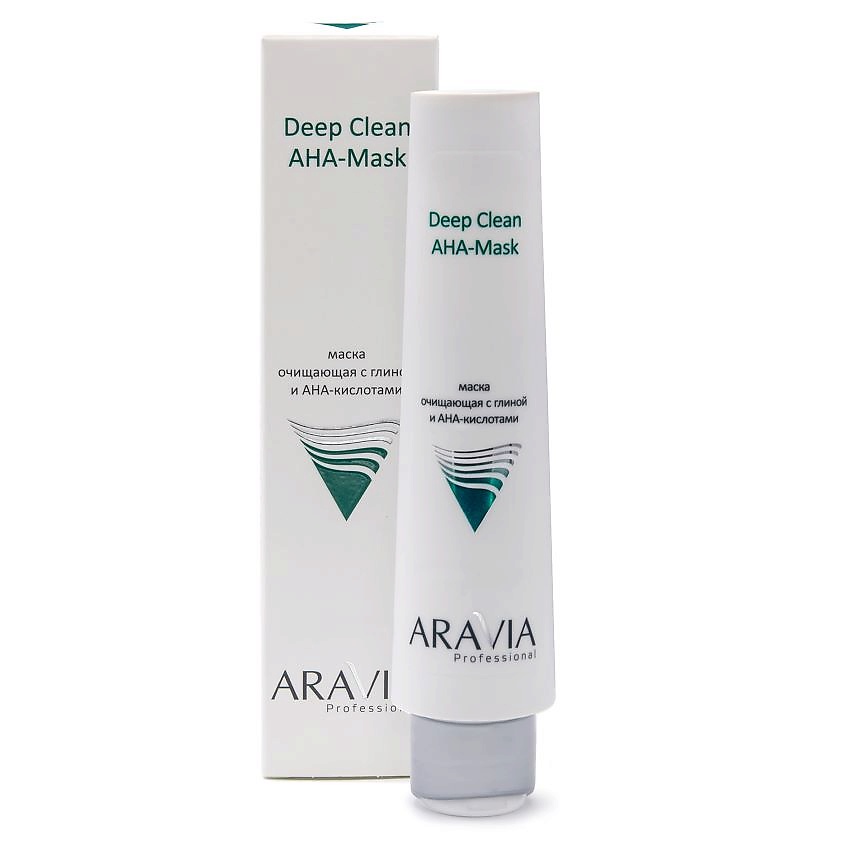 ARAVIA PROFESSIONAL Маска очищающая с глиной и AHA-кислотами для лица Deep Clean AHA-Mask – фото 2