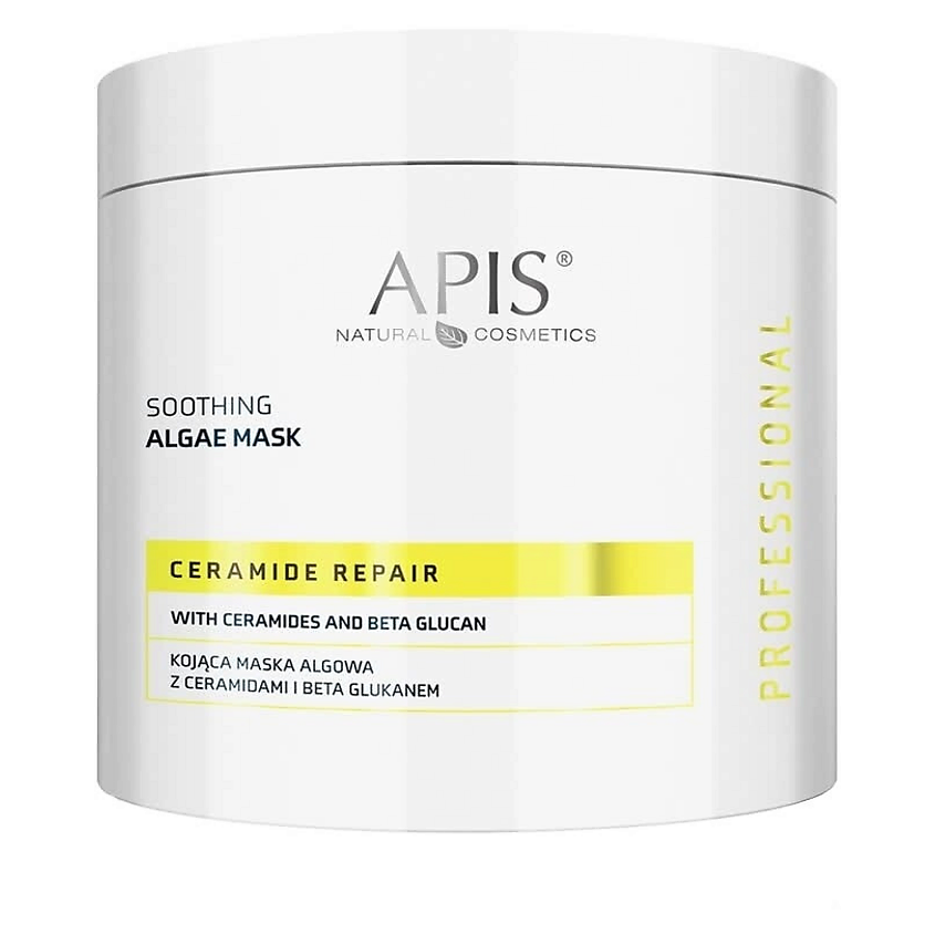 Изображение товара APIS NATURAL COSMETICS Успокаивающая альгинатная маска Professional Ceramide Repair, 200 г Изображение товара APIS NATURAL COSMETICS Успокаивающая альгинатная маска Professional Ceramide Repair, 200 г