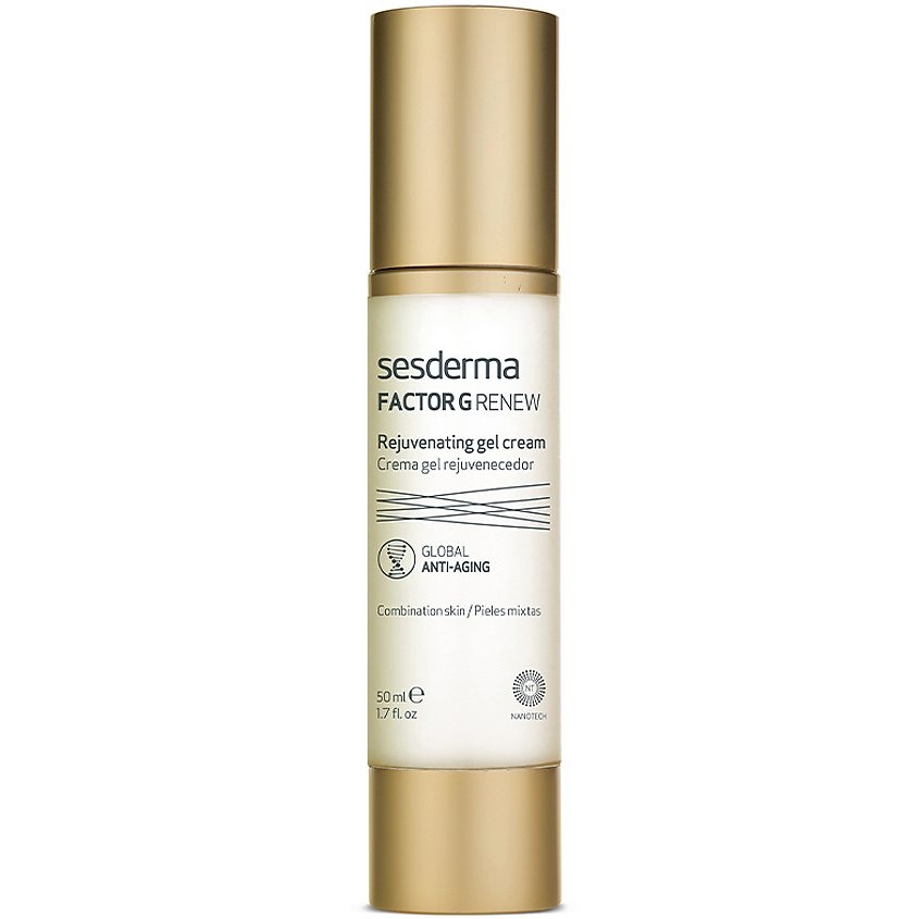 Изображение товара Омолаживающий крем-гель для лица FACTOR G RENEW SESDERMA 50 мл Изображение товара Омолаживающий крем-гель для лица FACTOR G RENEW SESDERMA 50 мл