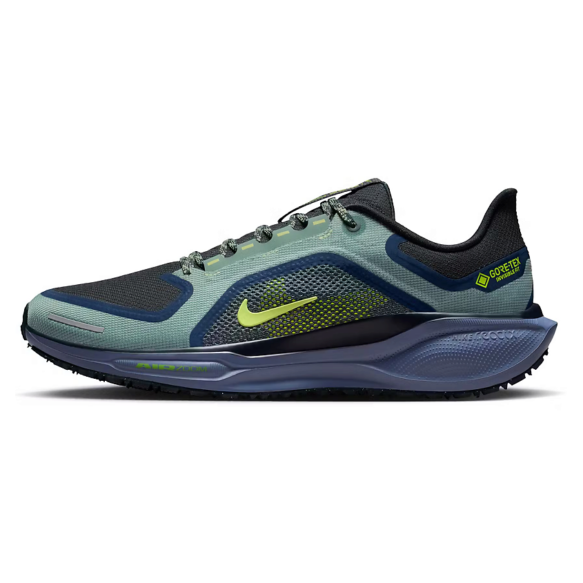 Изображение товара NIKE Беговые кроссовки мужские Pegasus 41, Чёрный и зелёный Изображение товара NIKE Беговые кроссовки мужские Pegasus 41, Чёрный и зелёный