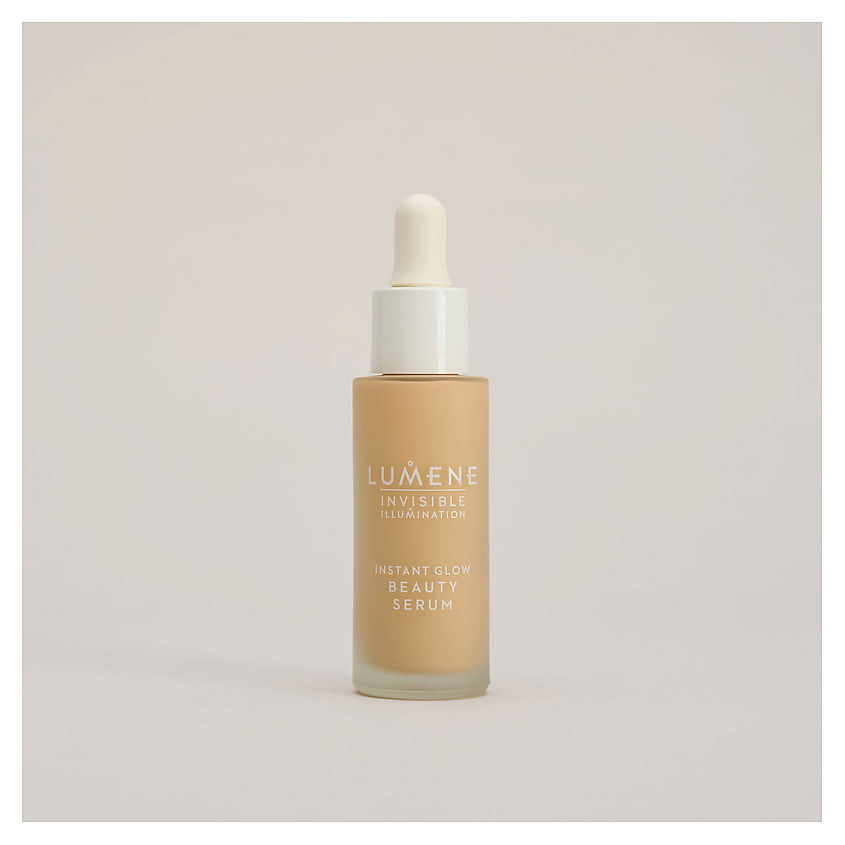 Изображение товара LUMENE Сыворотка-флюид с тонирующим эффектом Invisible Illumination Instant Glow Beauty Serum, Оттенок: 200 Изображение товара LUMENE Сыворотка-флюид с тонирующим эффектом Invisible Illumination Instant Glow Beauty Serum, Оттенок: 200