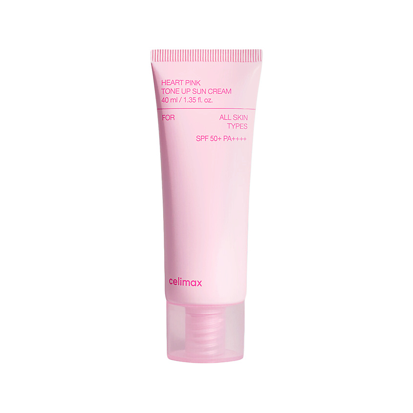 Изображение товара CELIMAX Солнцезащитный крем HEART PINK TONE UP выравнивающий, 40 мл